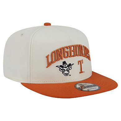 Men's New Era White Texas Longhorns Collegiate 9FIFTY A-Frame Snapback Hat