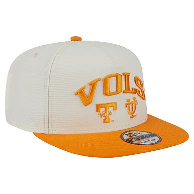 Men's New Era White Tennessee Volunteers Collegiate 9FIFTY A-Frame Snapback Hat