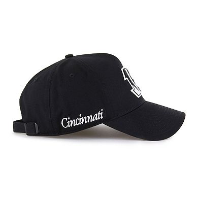 Men's '47 Black Cincinnati Bengals Foundation Offside Adjustable Hat