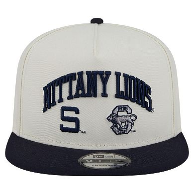 Men's New Era White Penn State Nittany Lions Collegiate 9FIFTY A-Frame Snapback Hat