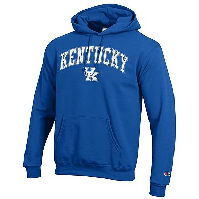 Men's Champion® Royal Kentucky Wildcats Arch Over Logo Pullover Hoodie