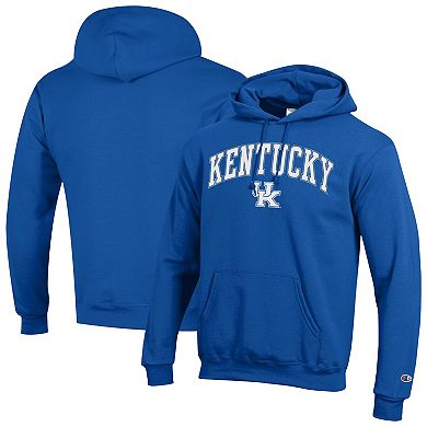 Men's Champion® Royal Kentucky Wildcats Arch Over Logo Pullover Hoodie