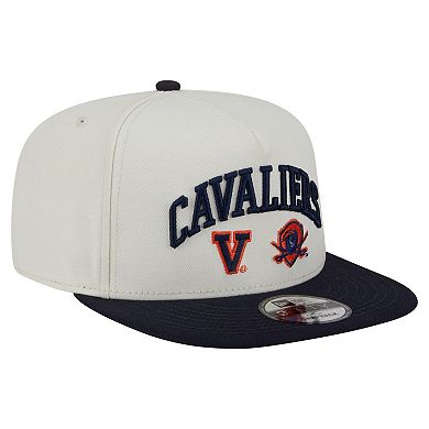 Men's New Era White Virginia Cavaliers Collegiate 9FIFTY A-Frame Snapback Hat