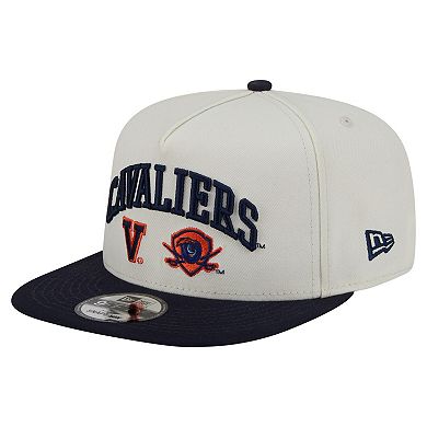 Men's New Era White Virginia Cavaliers Collegiate 9FIFTY A-Frame Snapback Hat