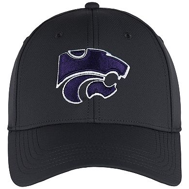 Men's Ahead Graphite Kansas State Wildcats Stratus AeroSphere Adjustable Hat