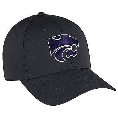 Men's Ahead Graphite Kansas State Wildcats Stratus AeroSphere Adjustable Hat
