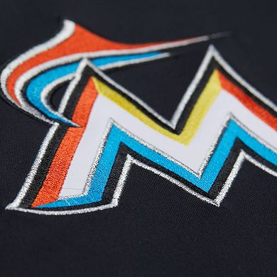 Men's Mitchell & Ness Jose Fernandez Black Miami Marlins Authentic Batting Practice Jersey