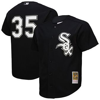 Men's�Mitchell & Ness Frank Thomas Black Chicago White Sox Authentic Batting Practice Jersey