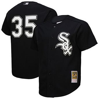 Men's�Mitchell & Ness Frank Thomas Black Chicago White Sox Authentic Batting Practice Jersey