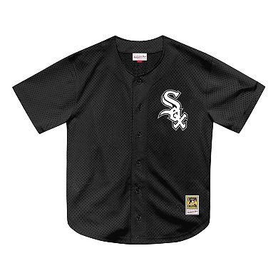 Men's Mitchell & Ness Frank Thomas Black Chicago White Sox Authentic Batting Practice Jersey