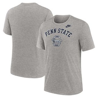 Men's Nike Heather Gray Penn State Nittany Lions Legacy Arch Tri-Blend T-Shirt