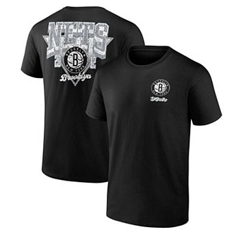 Men's Black Brooklyn Nets Never Over T-Shirt