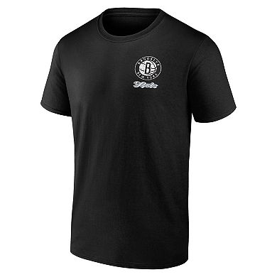 Men's Black Brooklyn Nets Never Over T-Shirt