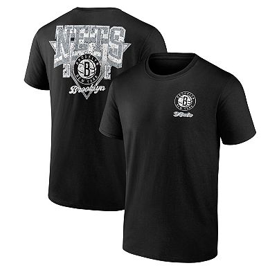 Men's Black Brooklyn Nets Never Over T-Shirt