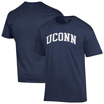 Men's Champion Navy UConn Huskies Basic Arch T-Shirt
