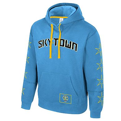 Unisex Fanatics Stadium Essentials Light Blue Chicago Sky City Star Rebel Edition Pullover Hoodie