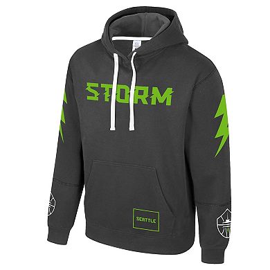Unisex Fanatics Stadium Essentials Black Seattle Storm City Star Rebel Edition Pullover Hoodie