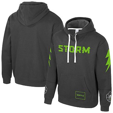 Unisex Fanatics Stadium Essentials Black Seattle Storm City Star Rebel Edition Pullover Hoodie