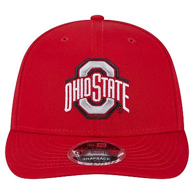 Men's New Era Scarlet Ohio State Buckeyes Low Profile 9FIFTY Snapback Hat