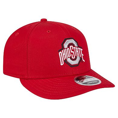 Men's New Era Scarlet Ohio State Buckeyes Low Profile 9FIFTY Snapback Hat