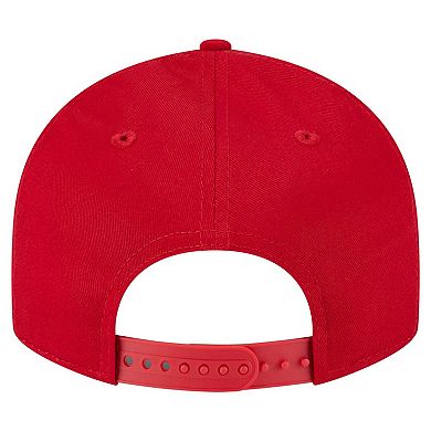 Men's New Era Scarlet Ohio State Buckeyes Low Profile 9FIFTY Snapback Hat