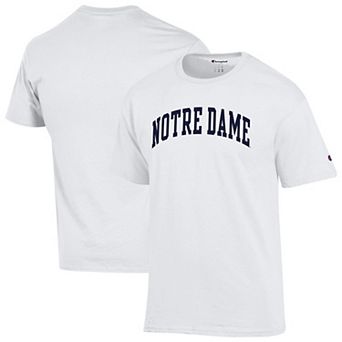 Men's Champion White Notre Dame Fighting Irish Basic Arch T-Shirt