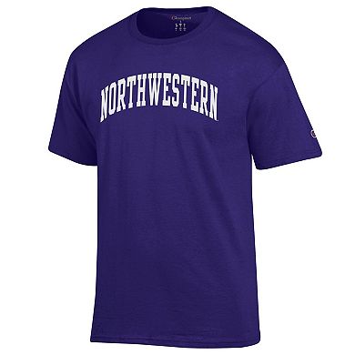 Men's Champion Purple Northwestern Wildcats Basic Arch T-Shirt