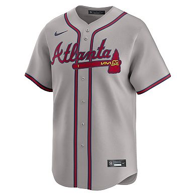 Men's Nike Matt Olson Gray Atlanta Braves Road Limited Player Jersey