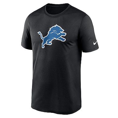 Men's Nike Black Detroit Lions Primetime Legend Logo Performance T-Shirt