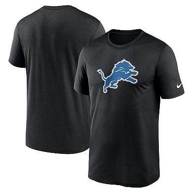 Men's Nike Black Detroit Lions Primetime Legend Logo Performance T-Shirt