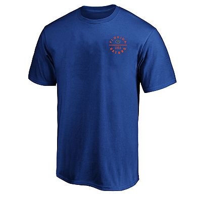 Men's�Fanatics Royal Florida Gators Big & Tall Fast Break 2 Hit T-Shirt