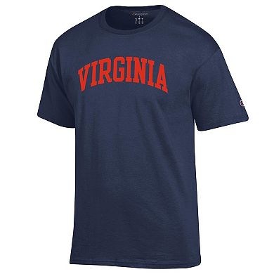 Men's Champion Navy Virginia Cavaliers Basic Arch T-Shirt