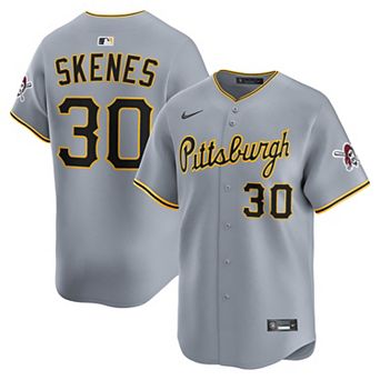 Men's Nike Paul Skenes Gray Pittsburgh Pirates Road Limited Player Jersey