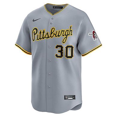 Men's Nike Paul Skenes Gray Pittsburgh Pirates Road Limited Player Jersey