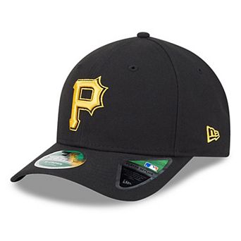 Men's New Era Black Pittsburgh Pirates Player Replica 9FORTY Adjustable Hat