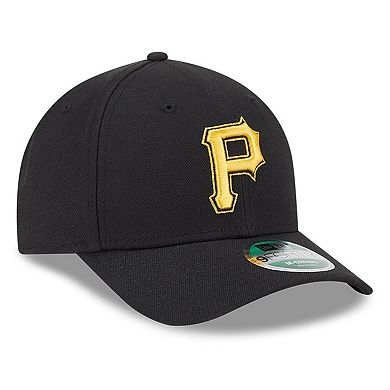 Men's New Era Black Pittsburgh Pirates Player Replica 9FORTY Adjustable Hat