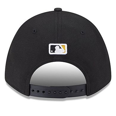 Men's New Era Black Pittsburgh Pirates Player Replica 9FORTY Adjustable Hat