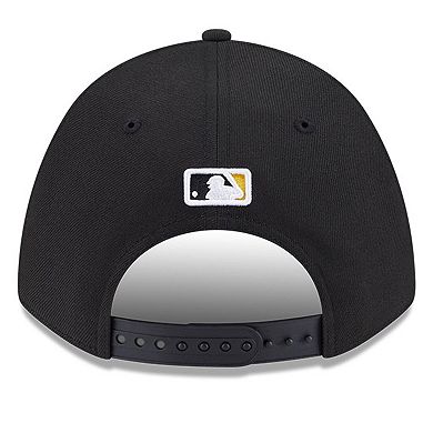 Men's New Era Black Pittsburgh Pirates Player Replica 9FORTY Adjustable Hat