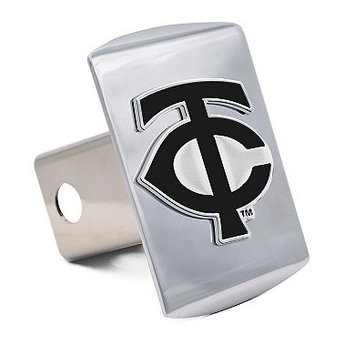 WinCraft Minnesota Twins Premium Metal Chrome Universal Hitch Cover