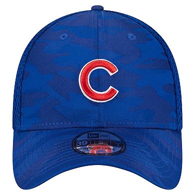 Men's New Era Royal Chicago Cubs Subtle Camo 39THIRTY Flex Hat