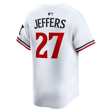 Men's Nike Ryan Jeffers White Minnesota Twins Home Limited Player Jersey