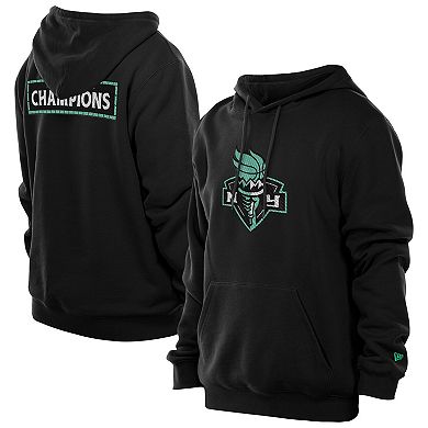 Men's�New Era Black New York Liberty Champions Premium Pullover Hoodie