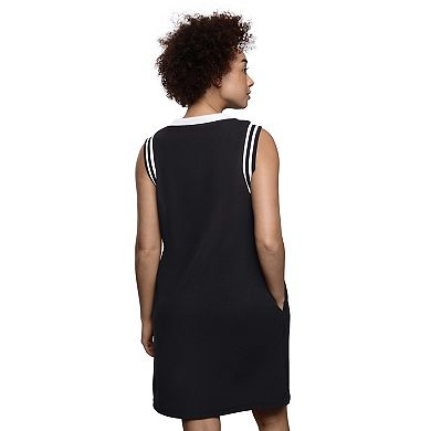 Women's Starter Black San Francisco Giants Fast Track Sneaker V-Neck Dress