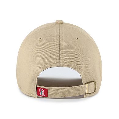 Men's '47 Khaki Stanford Cardinal Clean Up Adjustable Hat