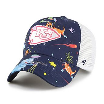 Youth��'47 Navy Kansas City Chiefs Space Dino Adjustable Trucker Hat