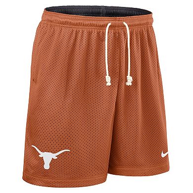 Men's Nike Burnt Orange/Charcoal Texas Longhorns 2025 Sideline Reversible Performance Shorts