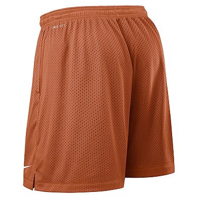 Men's Nike Burnt Orange/Charcoal Texas Longhorns 2025 Sideline Reversible Performance Shorts