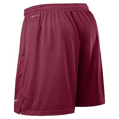 Men's Nike Garnet/Turquoise Florida State Seminoles 2025 Sideline Reversible Performance Shorts