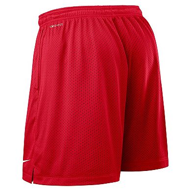 Men's Nike Scarlet/Gray Ohio State Buckeyes 2025 Sideline Reversible Performance Shorts