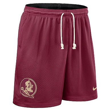 Men's Nike Garnet/Black Florida State Seminoles 2025 Sideline Reversible Performance Shorts
